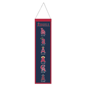 Los Angeles Angels Banner Wool 8x32 Heritage Evolution Design Z157-9416647598