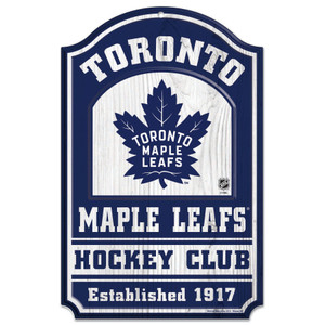 Toronto Maple Leafs Sign 11x17 Wood Hockey Club Z157-3208535808
