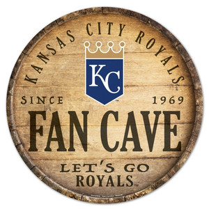 Kansas City Royals Sign Wood 14 Inch Round Barrel Top Design Z157-9416628646