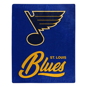 St. Louis Blues Blanket 50x60 Raschel Signature Design Z157-9060427022