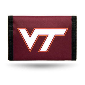 Virginia Tech Hokies Wallet Nylon Trifold Z157-6734528926