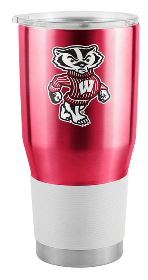 Wisconsin Badgers Travel Tumbler 30oz Stainless Steel Z157-629366779