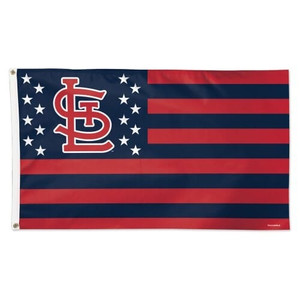 St.Louis Cardinals Flag 3x5 Deluxe Style Stars and Stripes Design Z157-3208502507