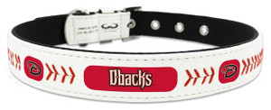 Arizona Diamondbacks Pet Collar Classic Baseball Leather Size Medium CO Z157-4421405175