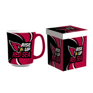Arizona Cardinals Coffee Mug 14oz Ceramic with Matching Box Z157-194608108
