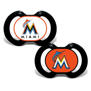 Miami Marlins Pacifier 2 Pack - Special Order Z157-1740702260