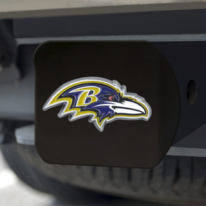 Baltimore Ravens Hitch Cover Color Emblem on Black Z157-4228112535