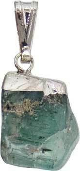 Aquamarine tumbled pendant H558-JTAQU