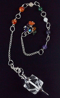 Clear Quartz Chakra pendulum H558-GP7QUA