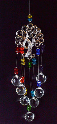 16 Tree of Life sun catcher H558-FSCWH20