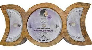 60 hr Crone Guidance & Vision triple moon candle H558-CTMCRO