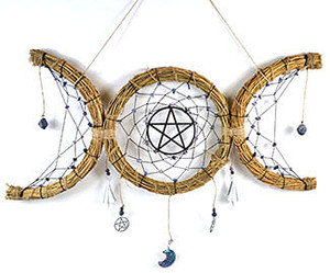 20"x 8" Triple Moon Wreath wall hanging H558-FWH8071
