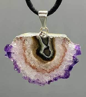 Stalactite silver plated pendant H558-JSTAS