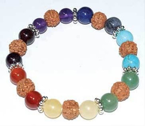8mm Chakra & Rudraksha H558-JB8CHAR
