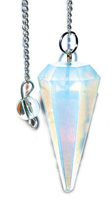 6-sided Opalite pendulum H558-GPEND33