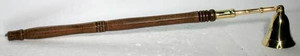 Wooden Handled Brass Snuffer H558-CS8069W