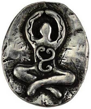 Goddess pocket stone H558-A4502GO