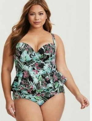 Split Large Size Bikini Swimsuit H848-JC112B