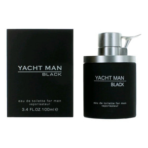 Yacht Man Black by Myrurgia, 3.4 oz Eau De Toilette Spray for Men R654-amyacbk34s