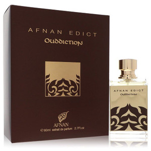 Afnan Edict Ouddiction by Afnan Extrait De Parfum Spray (Unisex) 2.7 oz (Women) V728-564363