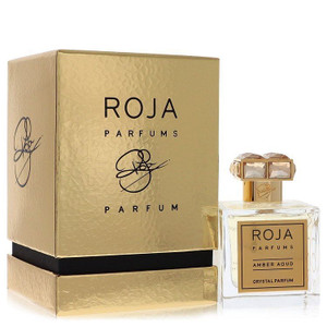 Roja Amber Aoud Crystal by Roja Parfums Extrait De Parfum Spray (Unisex) 3.4 oz (Women) V728-546365