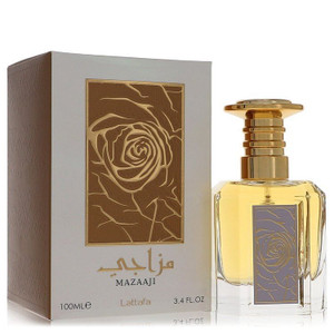 Lattafa Mazaaji by Lattafa Eau De Parfum Spray (Unisex) 3.4 oz (Women) V728-561787