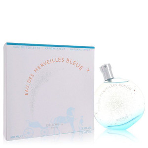 Eau des Merveilles Bleue by Hermes Eau De Toilette Spray 3.4 oz (Women) V728-536587