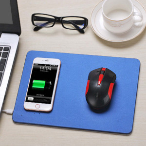 Color: BLUE - Superpower Pad 2 In 1 iPhone Wireless Charger, And Mouse Pad K290-39271461421142