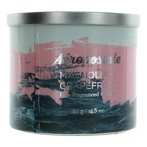 Aeropostale 14.5 oz Soy Wax Blend 3 Wick Candle - Magnolia & Grapefruit R654-capmg145