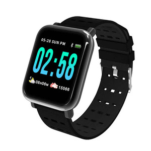 Color: BLACK - SmartFit Upbeat Live HR And BP Monitor Smart Watch K290-15028263747619