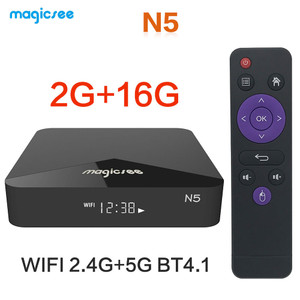 TV BOX N5 Android 9.0 TV BOX Amlogic S905X Quad-core 4K Resolution 2GB RAM 16GB ROM 2.4G 5G WiFi Se K484-PEL_0FB54TXG