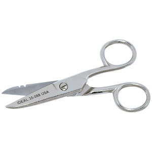 IDEAL 35-088 Electrician's Scissors with Stripping Notch R810-IDI35088