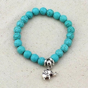 Turquoise TALISMAN Charms Bracelets F369-1230807557
