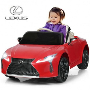 Kids Ride Lexus LC500 Licensed Remote Control Electric Vehicle-Red - Color: Red D681-TY327772RE
