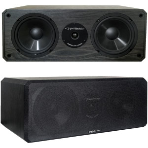 BIC America DV62CLR-S Venturi DV62CLR-S 3-Driver Indoor 2-Way Center Channel Speaker, 175 Watts, Bl R810-BICDV62CLR