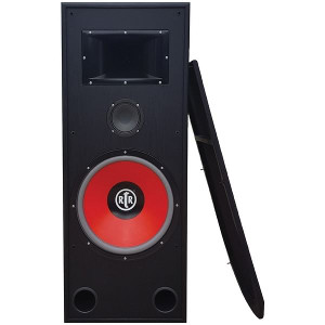 BIC America RTR-EV15 RtR Eviction Series RtR-EV15 15-In. Indoor 3-Way Bi-Ampable Tower Speaker, 430 R810-BICRTREV15