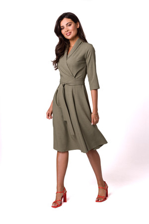 green - Daydress model 177975 BeWear U704-177975