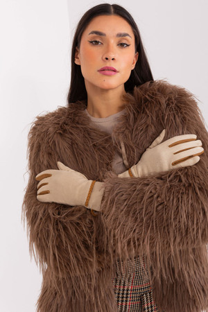 beige - Gloves model 188835 AT U704-188835