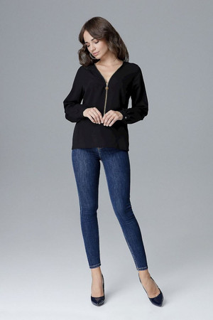 black - Blouse model 128512 Lenitif U704-128512