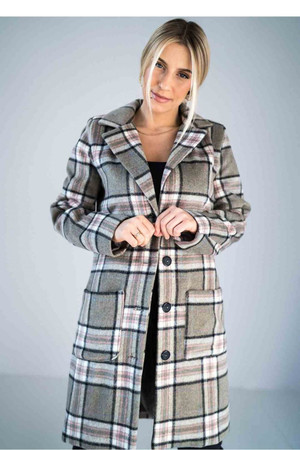 multicolor - Coat model 174074 Figl U704-174074