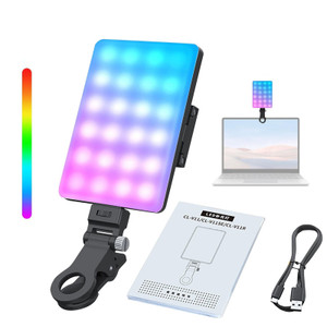 V11rgb Clip Fill Video Light Mobile Phone Selfie Photography Fill Camera Lighting Panel Outdoor Pho K484-PEL_0PUYUK8F