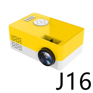 Color: YellowJ16, Model: Au - ED Projector 1080P video projector Q119-CJXFJTTY00062-YellowJ16-Au