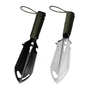 Camping Portable Engineer Shovel, Field Survival Tools, Outdoor Stainless Steel Multi-functional Sm F640-3256806499025528