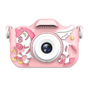 Kids Mini Camera 2.0ips Display Hd Digital Camera Cartoon Educational Toy 800w Single Camera Pink K484-PEL_0OHUU67N