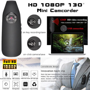 US HD 1080P 130° Mini Camcorder Dash Cam Police Body Motorcycle Bike Motion Camera black K484-PEL_05IY8O8Q_US