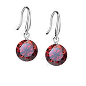 Size: 8mm - Small,Color: Red Ruby - Colorful Diamond in the Sky - Drilled Crystal Diamond in S/M/L  K290-1261822456