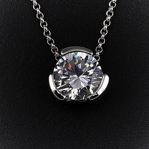 Color: Champagne Citrine - The Sentry - Pendant for a 12 mm Round Precious Stone K290-1259614828