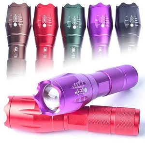 Color: Red - Grab-N-Go Zoomable Focusing Flashlight In 5 Colors K290-41967317136