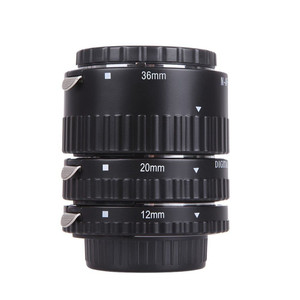 Auto Focus Macro Extension Tube Set Metal Mount for Nikon AF AF-S DX FX SLR Cameras  black K484-PEL_0GCS9VJ2