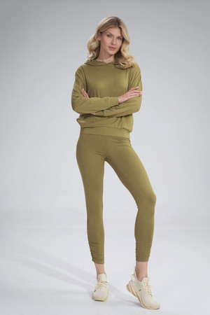 green - Long leggings model 155969 Figl U704-155969